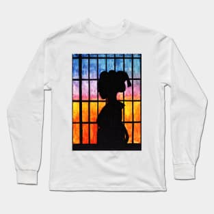 Watercolor - The shadow of sunset Long Sleeve T-Shirt